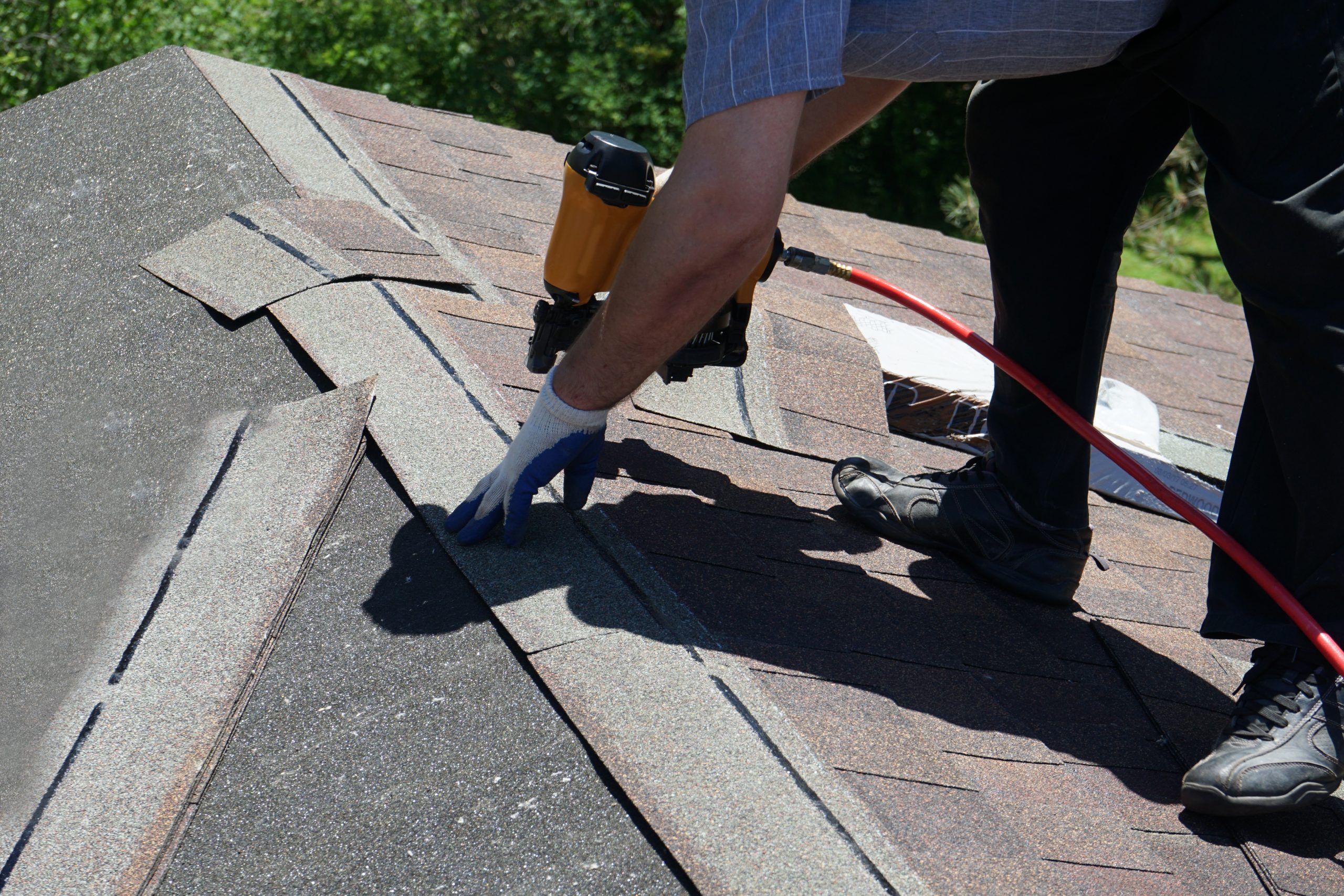 Installing a new shingle roof